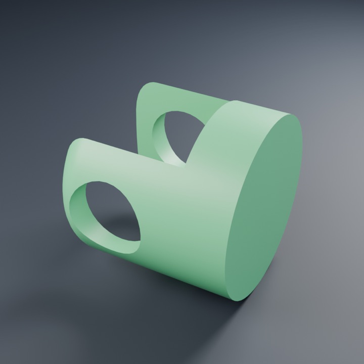 Damper mount, from the shock dyno CAD