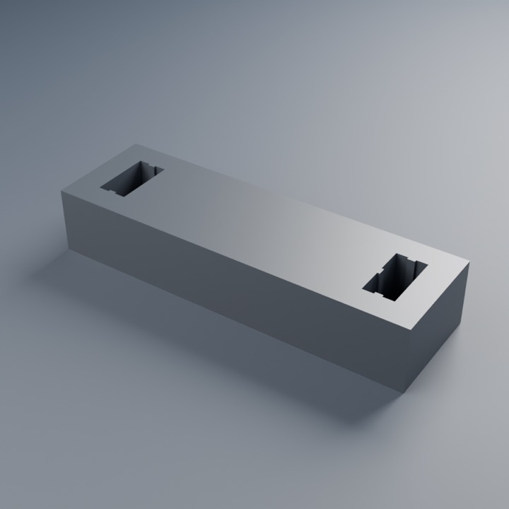 End plate, from the shock dyno CAD
